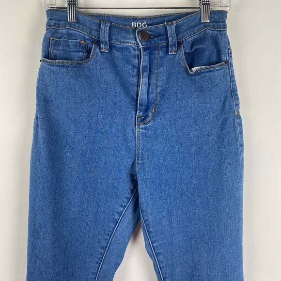 BDG Super High Rise Twig Ankle Jeans Medium Wash Womens Size 27 - Picture 3 of 11